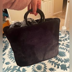 LC Lauren Conrad Faux Fur Handbag